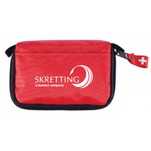 Førstehjelpssett med to lommer.